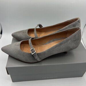 Vionic Kit Minnie heel in CHARCOAL SUEDE NEW